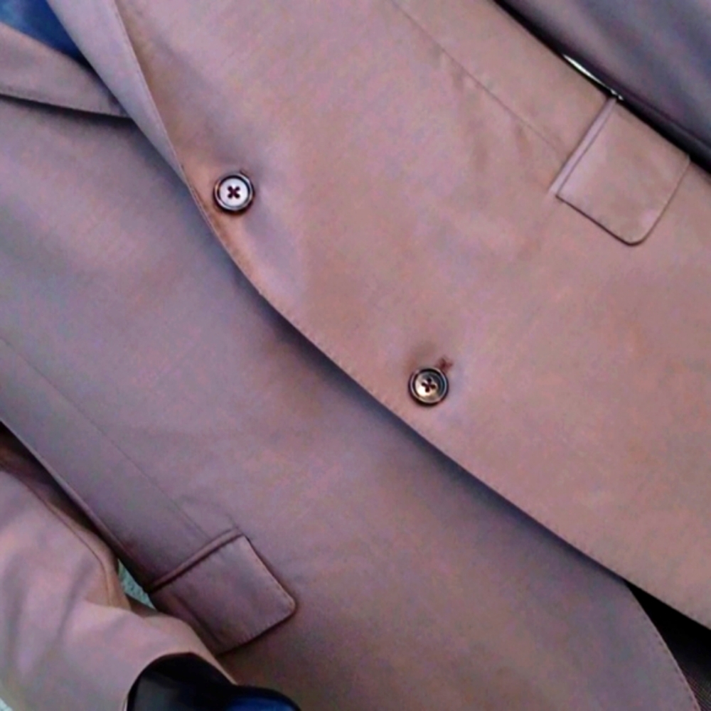 HART SCHAFFNER MARX MEN'S PURE WOOL (2) BUTTON LUXURY BLAZER (USA) - Picture 12 of 17